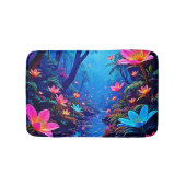 Gflüglerendes Dschungeloasis-Design Badematte (Vorderseite)