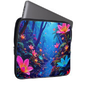 Gflüglerendes Dschungeloasis-Design Laptopschutzhülle (Vorne Rechts)
