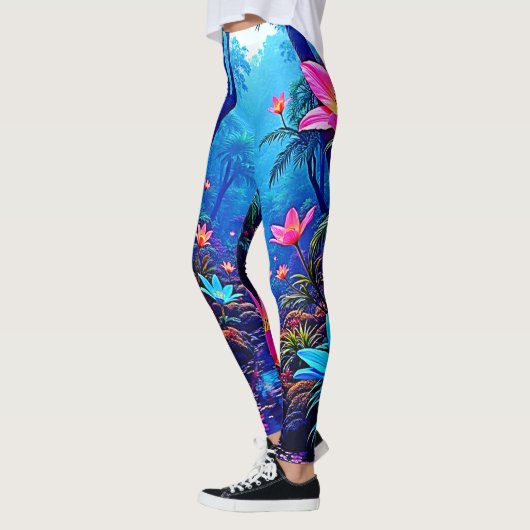 Gflüglerendes Dschungeloasis-Design Leggings (Links)