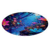 Gflüglerendes Dschungeloasis-Design Schneidebrett (Ecke)