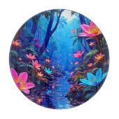 Gflüglerendes Dschungeloasis-Design Schneidebrett (Vorderseite)