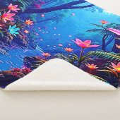 Gflüglerendes Dschungeloasis-Design Sherpadecke (3/4)
