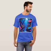 Gflüglerendes Dschungeloasis-Design T-Shirt (Vorne ganz)