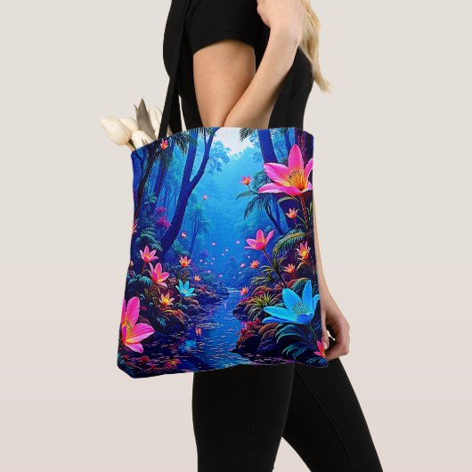 Gflüglerendes Dschungeloasis-Design Tasche (Von Nahem)