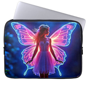 Gflüglernde mystische Schmetterlingskünstlerin Laptopschutzhülle