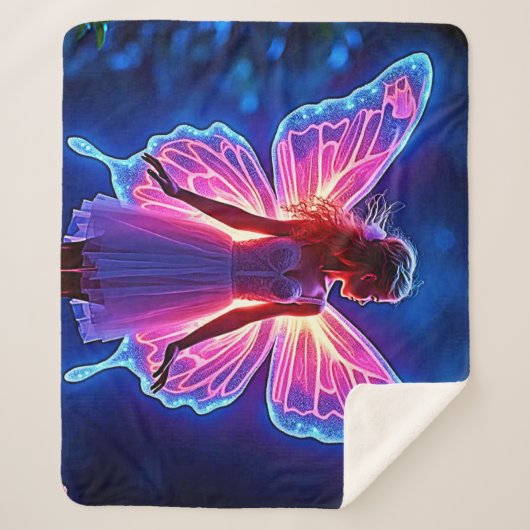 Gflüglernde mystische Schmetterlingskünstlerin Sherpadecke (Vorderseite)