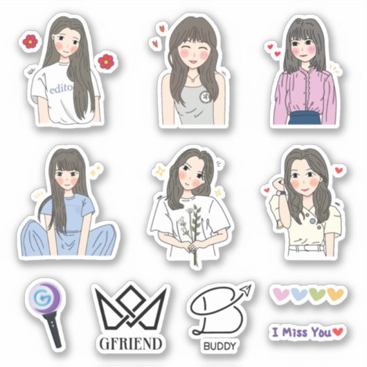 Gfriend Sticker (Kpop) (Vorderseite)