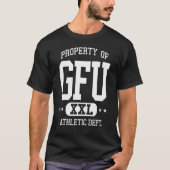 GFU Retro Athletic Property Dept T-Shirt (Vorderseite)