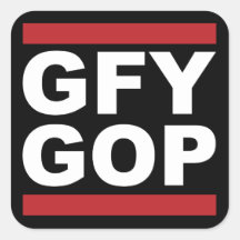 GFY GOP Aufkleber