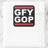 GFY GOP Aufkleber (Tasche)