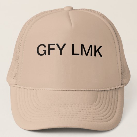 GFY LMK TRUCKERKAPPE (Vorderseite)