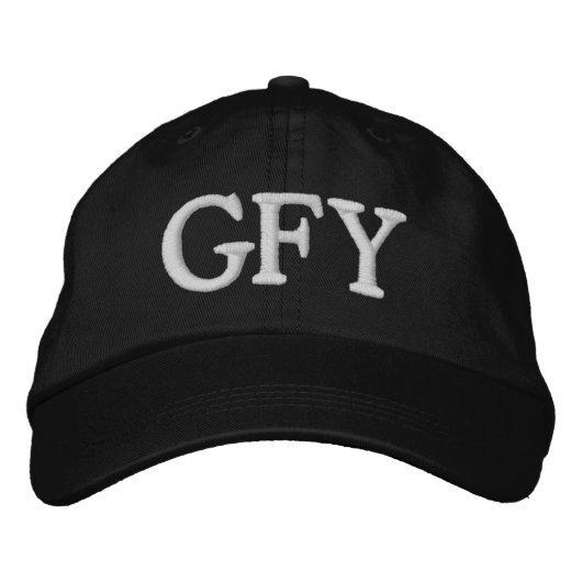 GFY SELF ELO BESTICKTE BASEBALLKAPPE (Vorderseite)