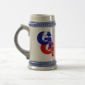 GG 22 Unze Stein Bierglas (Links)