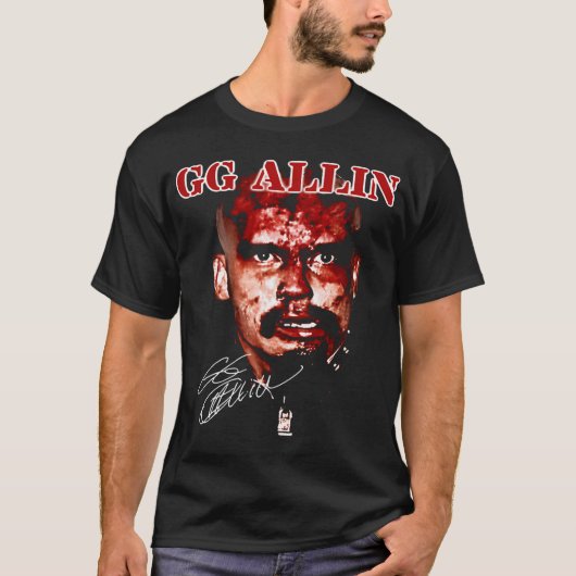 GG Allin 90er T-Shirt (Vorderseite)