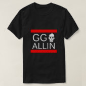 GG Allin Classic T-Shirt (Design vorne)