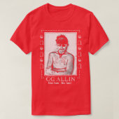 GG Allin Punksthetic Design T-Shirt (Design vorne)