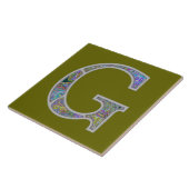 GG belichtetes Monogramm Fliese (Seite)