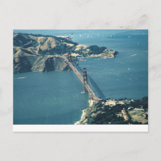 GG Bridge Marin Headlands Postkarte