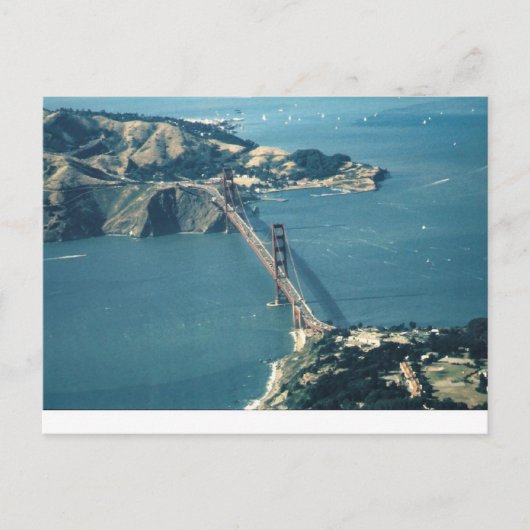GG Bridge Marin Headlands Postkarte (Vorderseite)