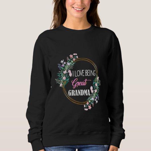 GG Liebe ist GiGi Großmutter Sweatshirt (Vorderseite)