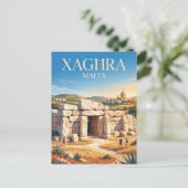 Ġgantija-Tempel Malta Postkarte (Stehend Vorderseite)