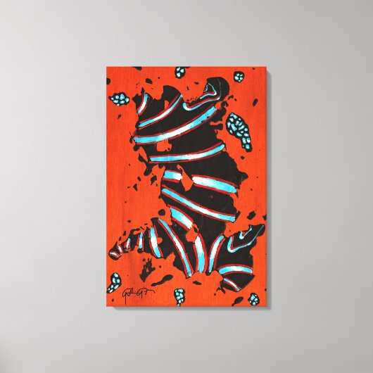 GGAST - Energy Code ECL7 - Stretched Canvas Print Leinwanddruck (Vorderseite)