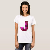 GGG NNN UUU QQQ PPP ZZZ JJJ WWW ALPHABET-GESCHENKE T-Shirt (Vorne ganz)