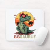 Ggsaurus Dino Dinosaur Gg-saurus T-rex Funny Trex Mousepad (Mit Mouse)