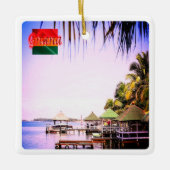 GH005 GHANA, Küste, Afrika, Keramikornament (Vorderseite)