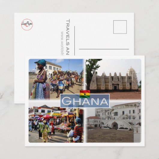 GH Ghana - Postkarte (Vorne/Hinten)