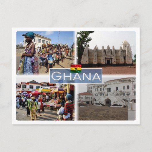 GH Ghana - Postkarte (Vorderseite)