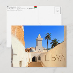 Ghadames, Libyen Reise-Postkarte Postkarte