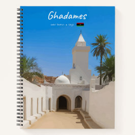Ghadames, Libyen - Spirale der Weißen Moschee Notizblock