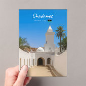 Ghadames, Libyen - Weiße Moschee Acryleinladungen (Insitu (Handheld))