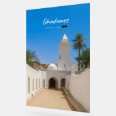 Ghadames, Libyen - Weiße Moschee Acrylschild (Winkel)