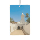 Ghadames, Libyen - Weiße Moschee Autolufterfrischer (Rückseite)