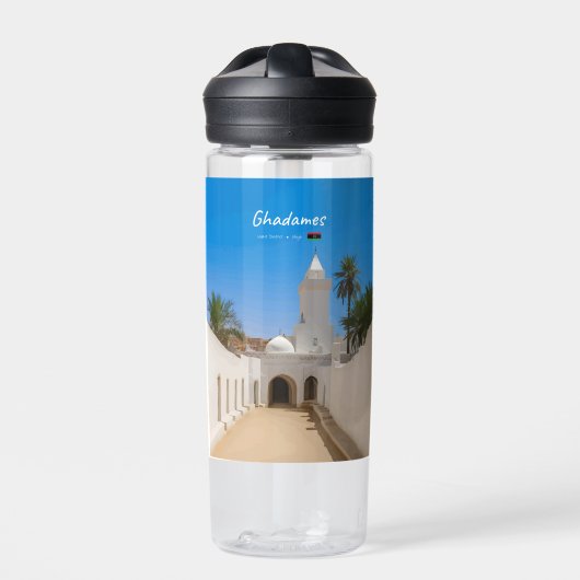 Ghadames, Libyen - Weiße Moschee CamelBak Eddy Trinkflasche (Vorderseite)