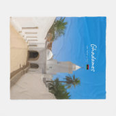 Ghadames, Libyen - Weiße Moschee Fleecedecke (Vorderseite (Horizontal))