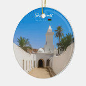 Ghadames, Libyen - Weiße Moschee Keramik Ornament (Links)