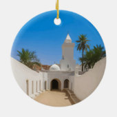 Ghadames, Libyen - Weiße Moschee Keramik Ornament (Hinten)