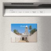 Ghadames, Libyen - Weiße Moschee Magnet (In Situ (Geschirrspüler))