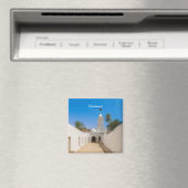Ghadames, Libyen - Weiße Moschee Magnet (In Situ (Geschirrspüler))