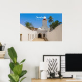 Ghadames, Libyen - Weiße Moschee Poster (Heimbüro)