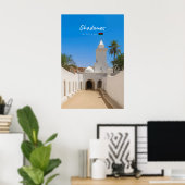 Ghadames, Libyen - Weiße Moschee Poster (Heimbüro)