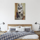 Ghafre-Statue Leinwanddruck (Insitu (Schlafzimmer))