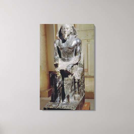 Ghafre-Statue Leinwanddruck (Vorderseite)