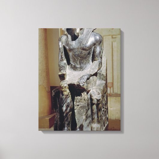 Ghafre-Statue Leinwanddruck (Vorderseite)