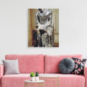 Ghafre-Statue Leinwanddruck (Insitu (Wohnzimmer))