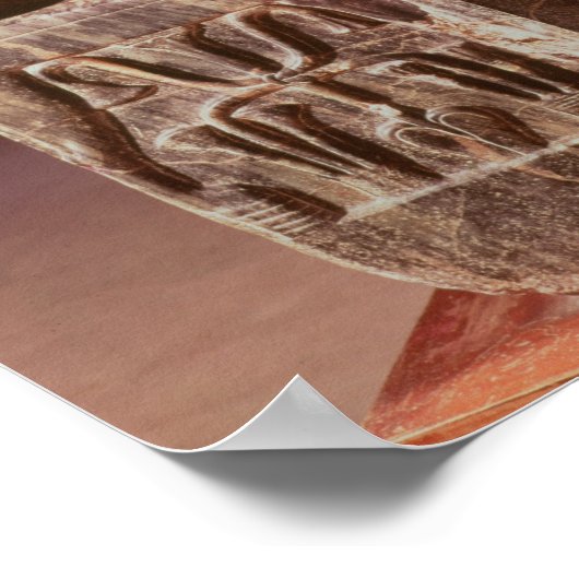 Ghafre-Statue Poster (Ecke)