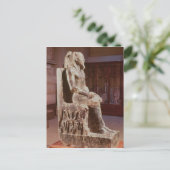 Ghafre-Statue Postkarte (Stehend Vorderseite)